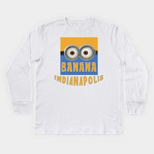 DESPICABLE MINION AMERICA INDIANAPOLIS Kids Long Sleeve T-Shirt